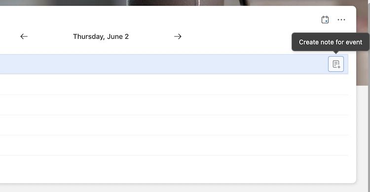 Скриншот: как создать заметку о встрече в Evernote