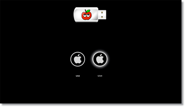 Рабочий стол macOS после первого запуска установки на ProBook