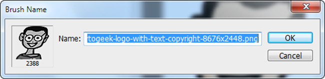 Создание предустановки кисти из выделенной области