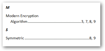 Вставка итогового индекса в мастер‑документ