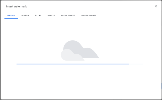 Варианты источника изображения в Google Docs