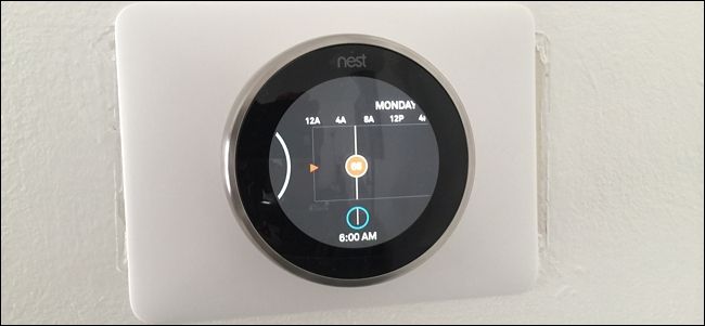 Выбор времени на термостате