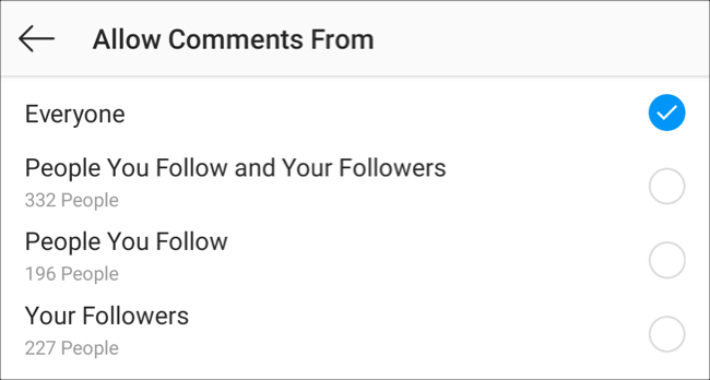 Поиск и блокировка пользователя для отключения комментариев