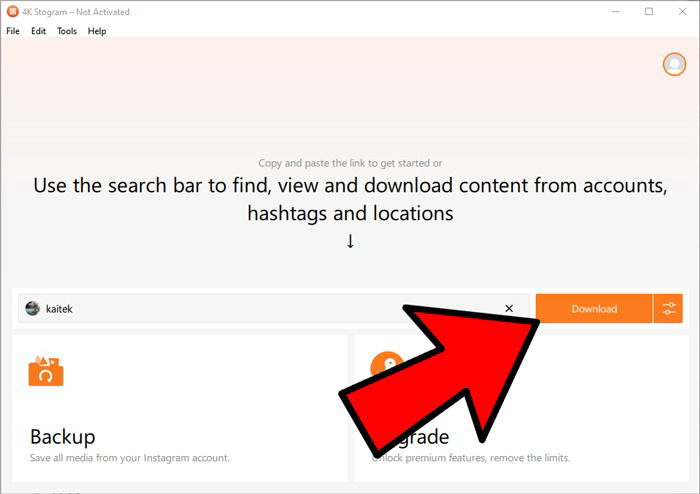 Настройка загрузки историй в 4K Stogram