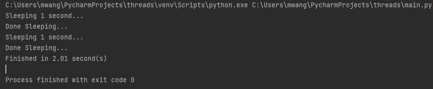 Вывод программы с показом времени выполнения около 2 секунд