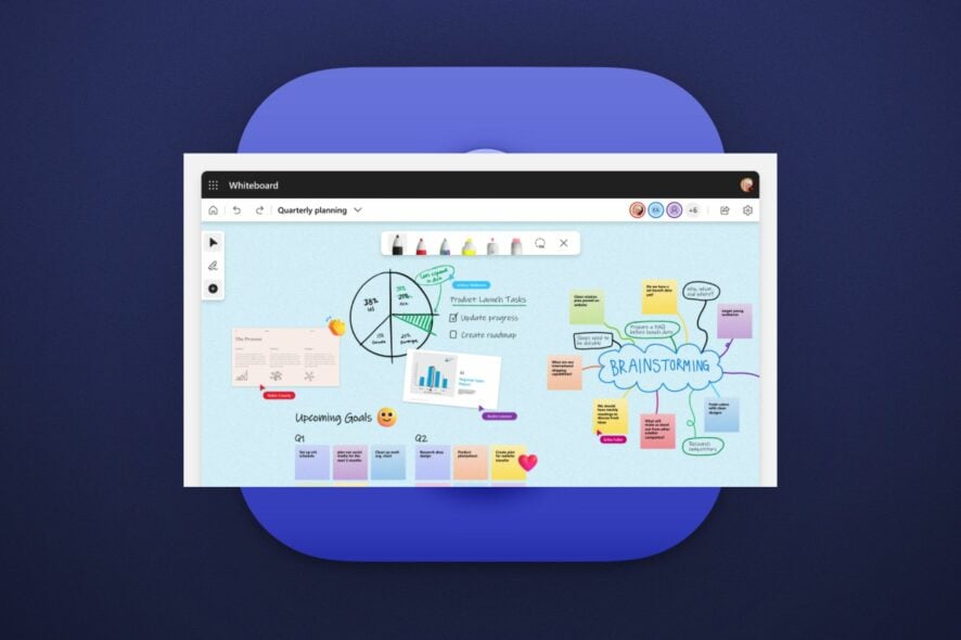 Whiteboard в Microsoft Teams — руководство