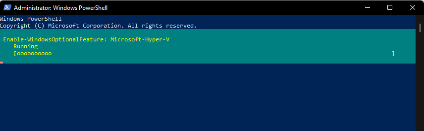 включить hyper v windows 11 powershell