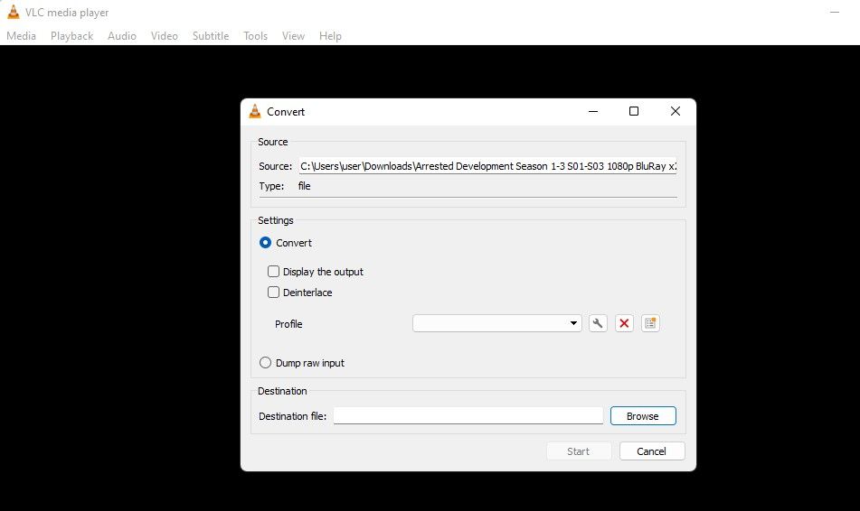 Нажатие на иконку гаечного ключа для редактирования профиля конвертации