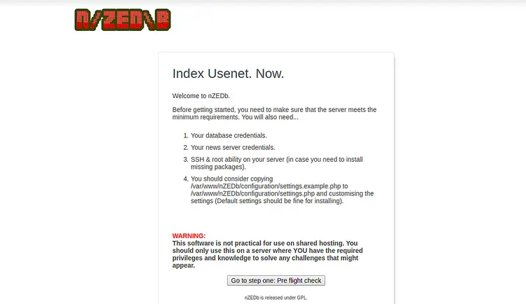 Установка nZEDb на Ubuntu 18.04