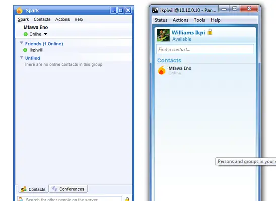 Clientes IM compatibles con XMPP