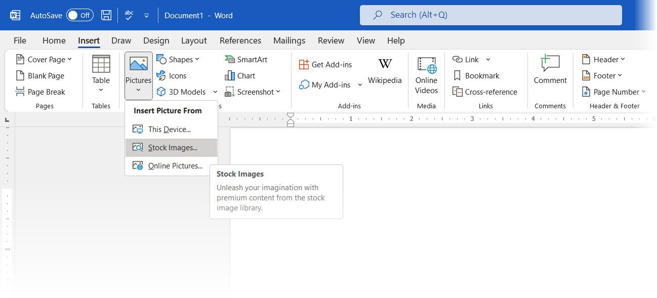 Вставка изображений из коллекции