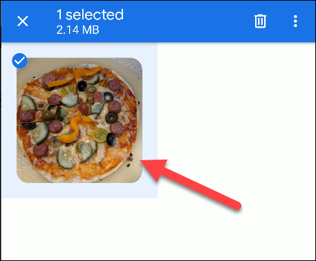 Выделение файла внутри Safe Folder
