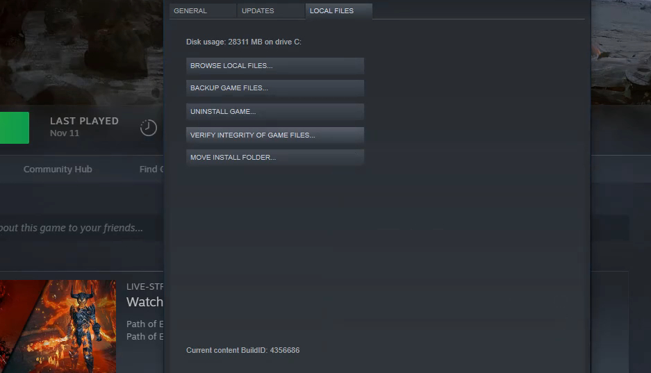 Проверка целостности файлов CS:GO