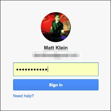 Запрос пароля перед доступом к истории активности аккаунта