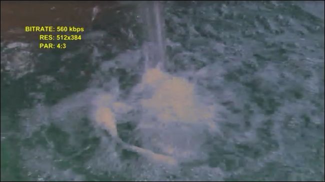 Сравнение низкого и высокого битрейта до и после освобождения канала