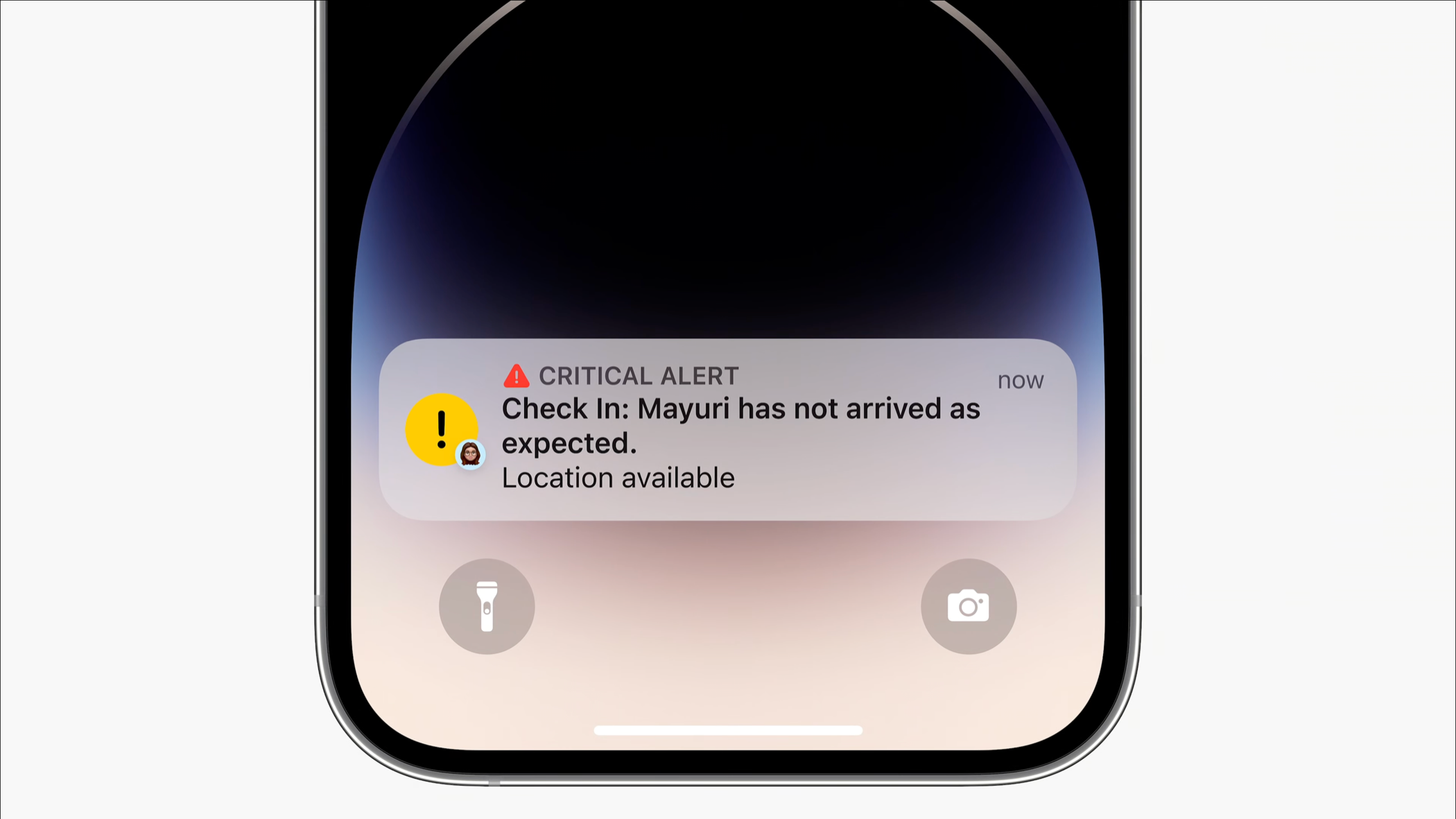 Check In в iOS 17 — безопасное уведомление о прибытии