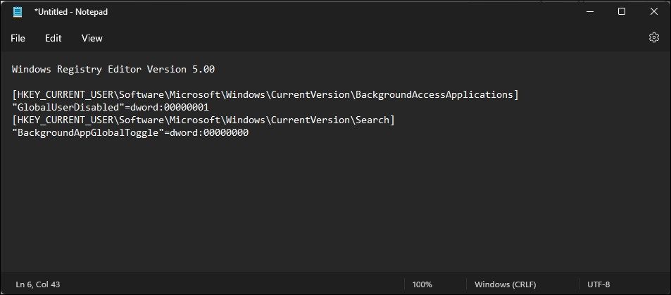 Редактор реестра — создание .reg файла в Блокноте