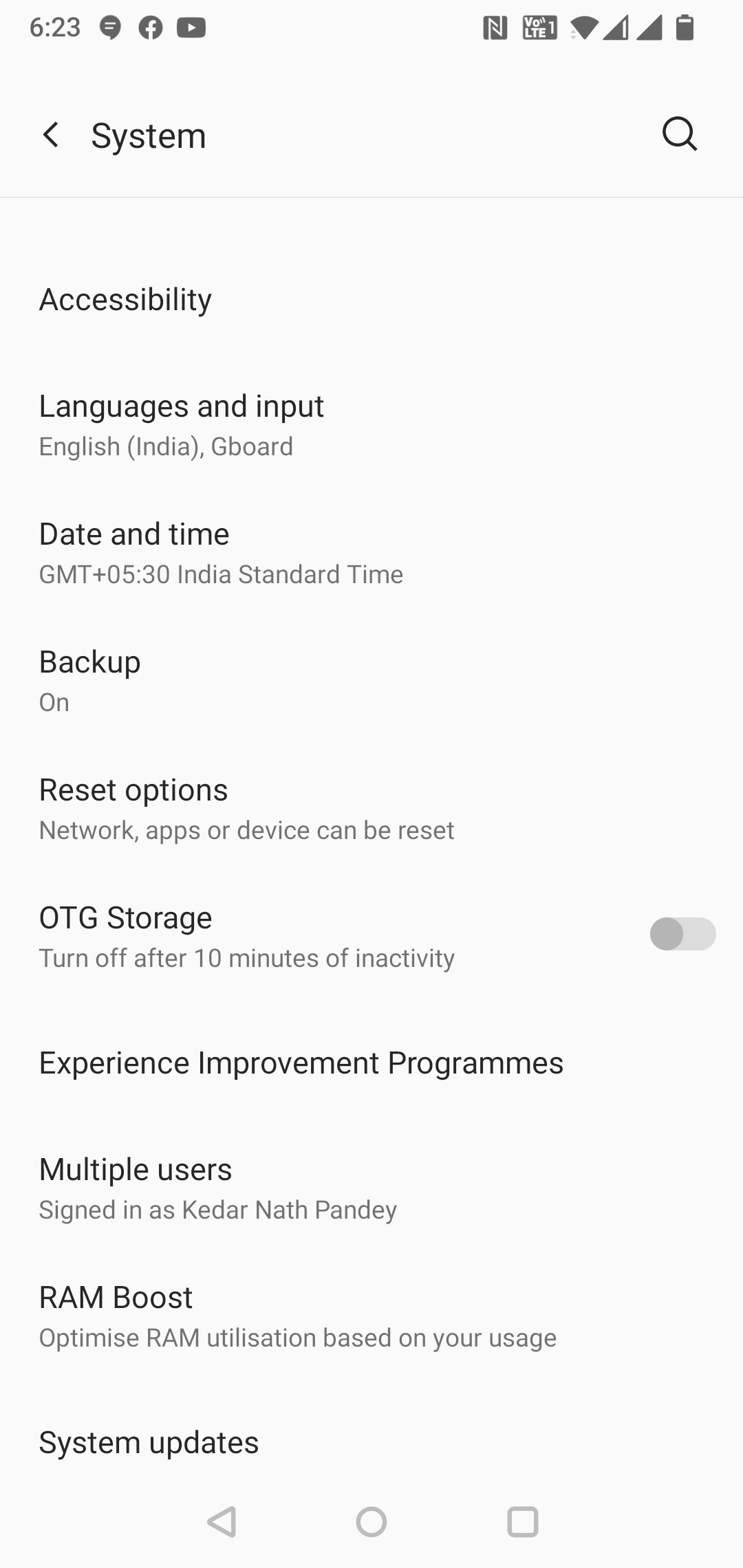 OnePlus обновления системы