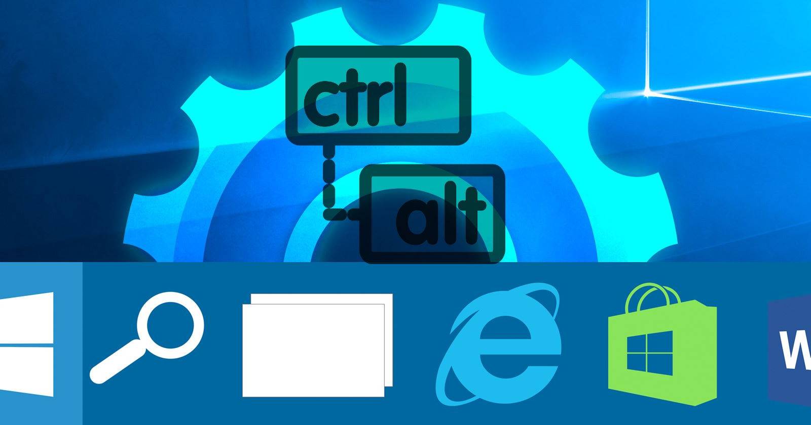 Сочетания клавиш для панели задач Windows