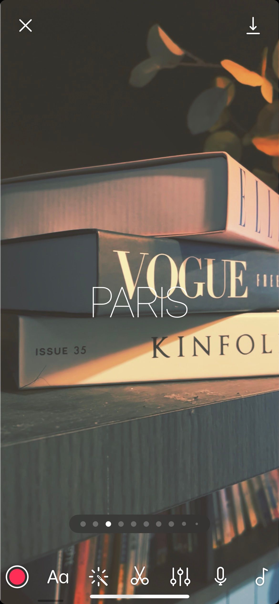 фильтр Paris в Spark Camera