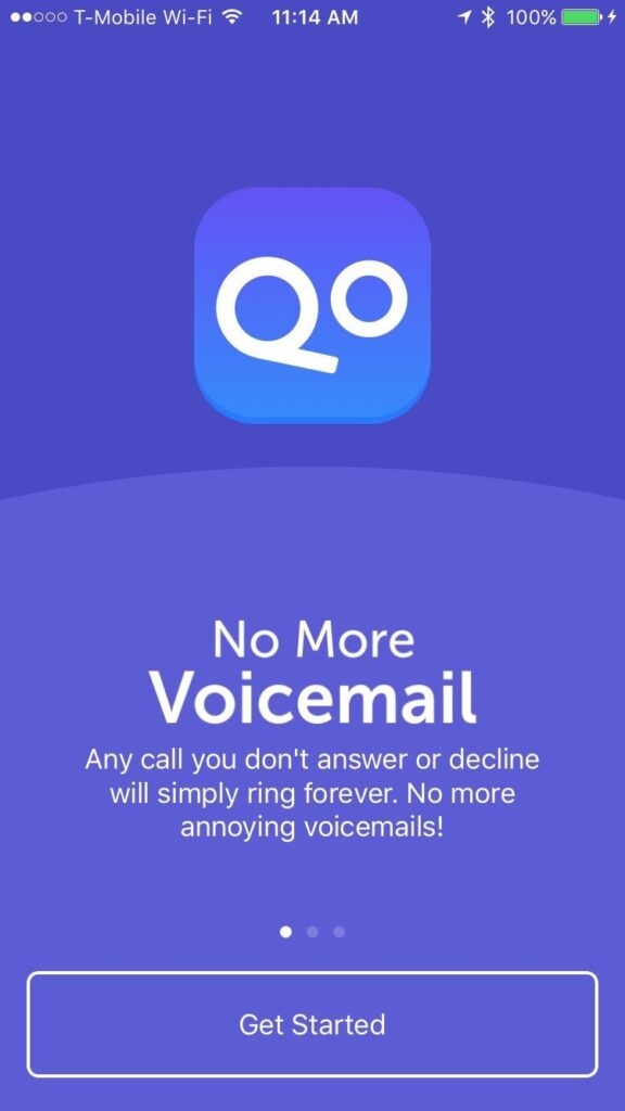 Скриншот приложения «No More Voicemail» для отключения голосовой почты