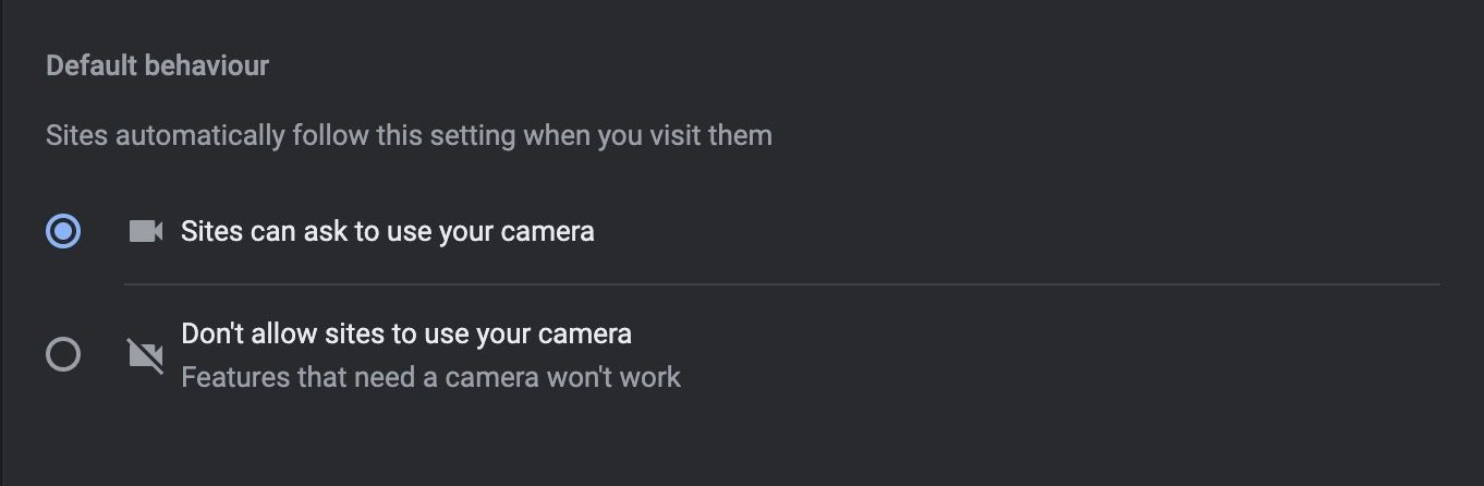 Настройки по умолчанию для разрешений сайтов в Chrome