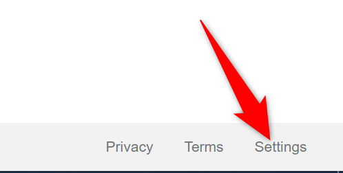 Нажмите «Настройки» в нижнем правом углу Google на десктопе