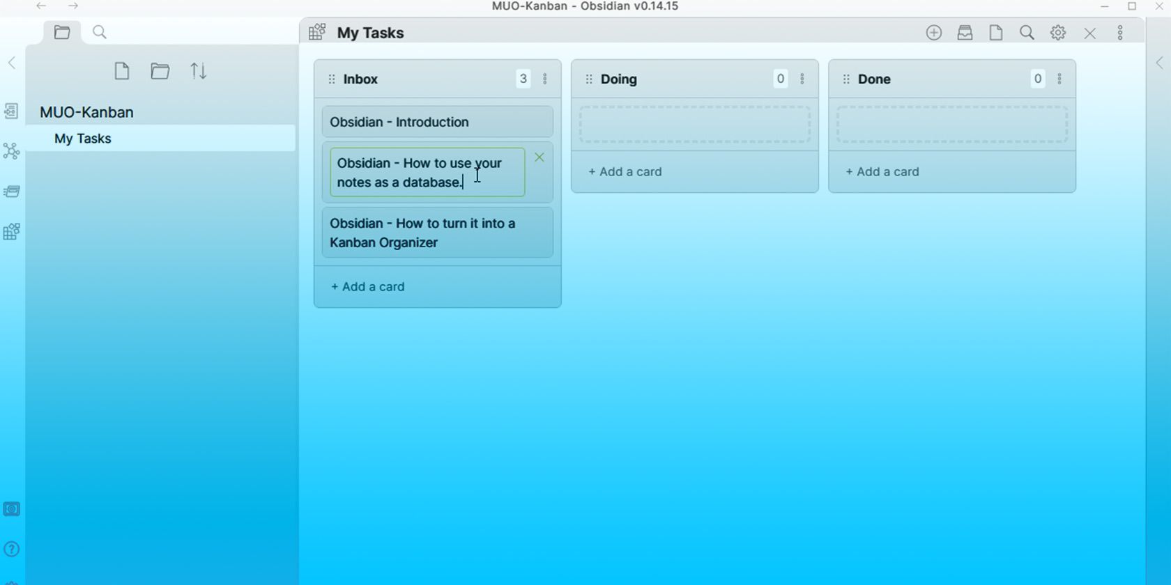 Kanban в Obsidian — руководство и шаблоны
