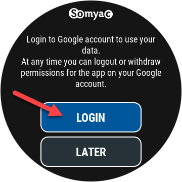 Экран входа в G‑Voice Assistant.