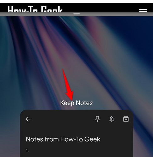 Выберите второе приложение.