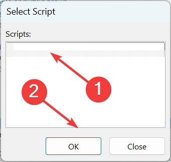 выбор макроса