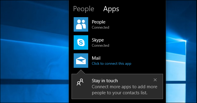 Список контактов и приложений в My People