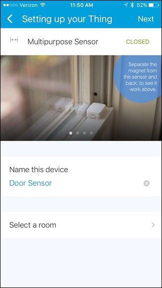 Установка датчика на дверь с помощью 3M ленты
