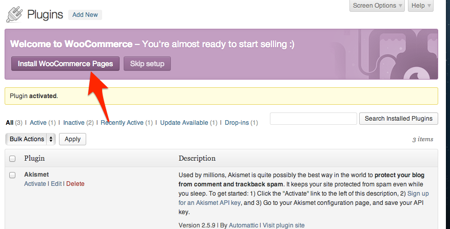 Скриншот настройки постоянных ссылок