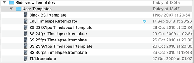 Перетащите пресеты в папку User Templates