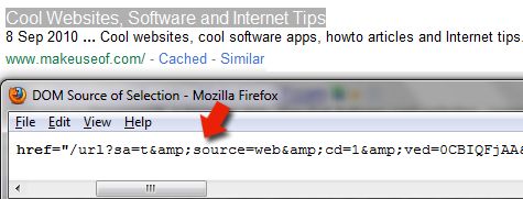 Редирект через Google в списке результатов