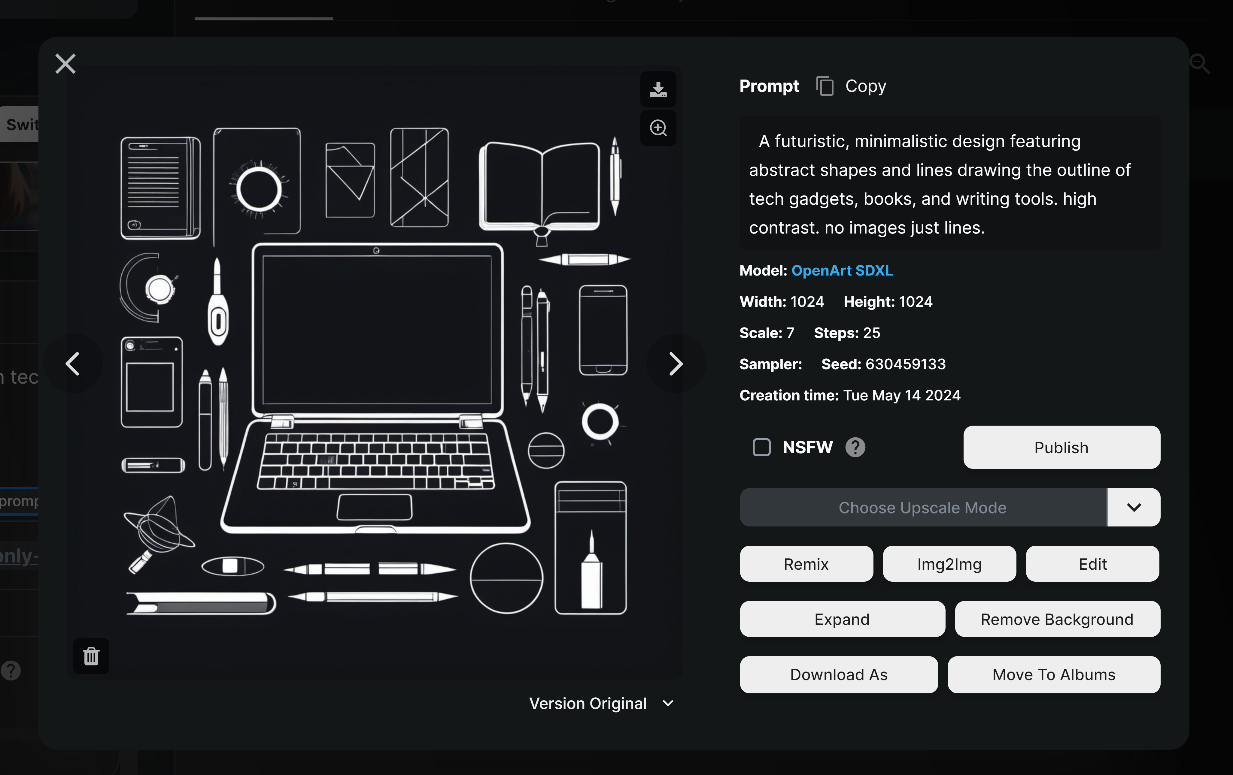 Генерированное AI фон‑изображение для обложки LinkedIn