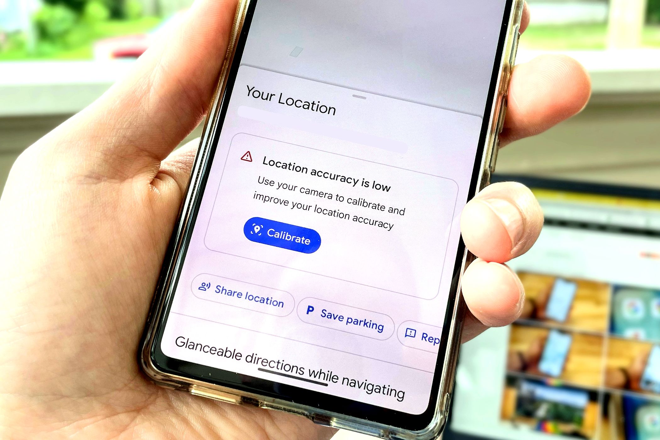 Калибровка компаса Android в Google Maps