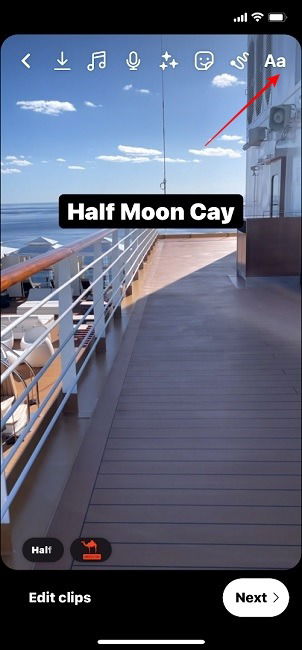 Instagram Reels Voice Add Text