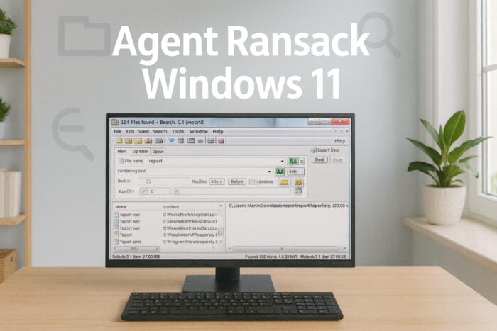 Agent Ransack на Windows 11 — быстрый поиск файлов