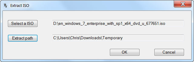 Путь распаковки ISO в RT Se7en Lite