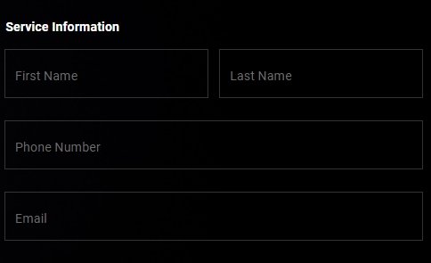 Заполнение персональных данных при предзаказе Starlink