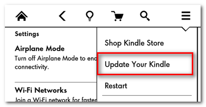 Корень Kindle с файлами установки Python