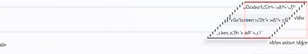 Click drop-down box next to View