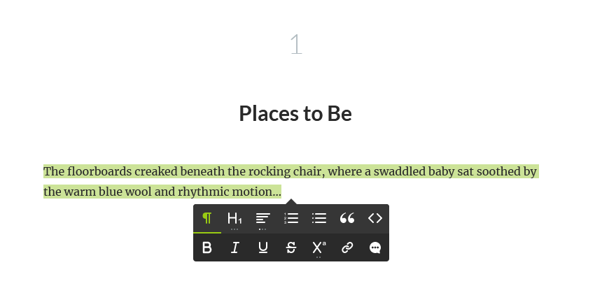 Писать в Book Editor Reedsy