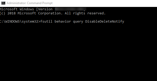 проверка TRIM