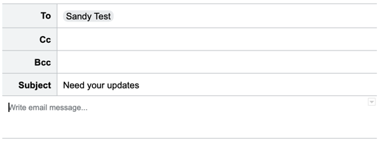 Добавление текста письма в шаблон