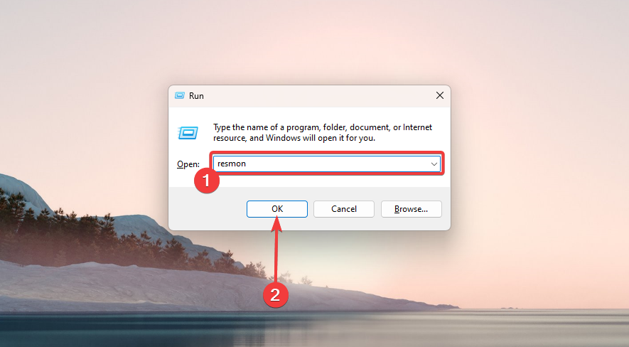 Монитор ресурсов: вкладка Сеть и активность процессов