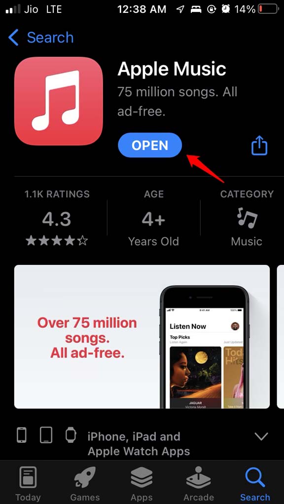 Instalar Apple Music