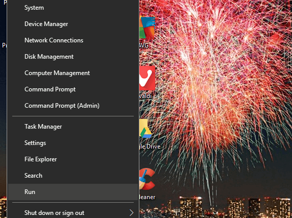Окно Выполнить (Run) в Windows